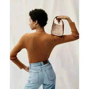 NWT Madewell Micro Sydney Cheetah Print Crossbody